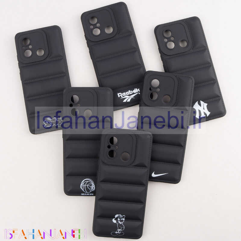 اصفهان جانبی-قاب پافر پشت مات محافظ لنزدار Xiaomi Redmi 12C