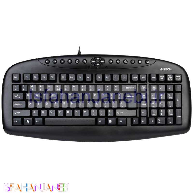 اصفهان جانبی-کیبورد سیم دار A4TECH KB-21 U