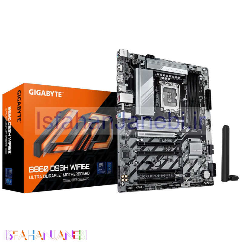 اصفهان جانبی-مادربرد گیگابایت B860 DS3H WIFI6E DDR5