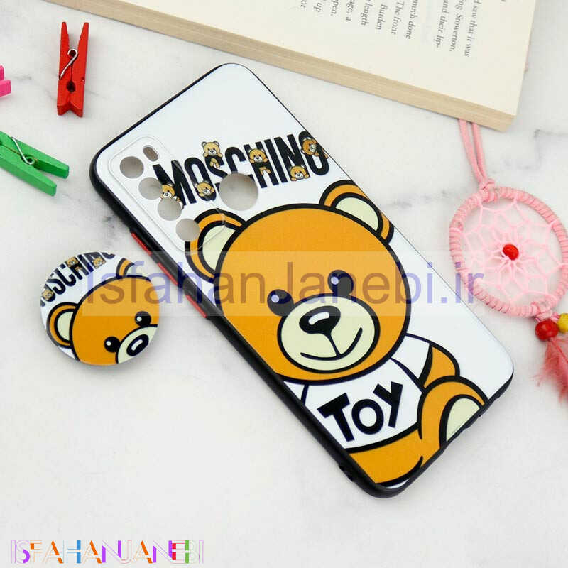 اصفهان جانبی-قاب فانتزی طرحدار محافظ لنزدار + پاپ سوکت Xiaomi Redmi Note 8 سری T