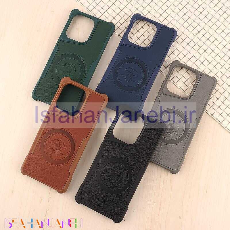 اصفهان جانبی-قاب چرمی Polo Racquet Club شیائومی Redmi Note 13 4G