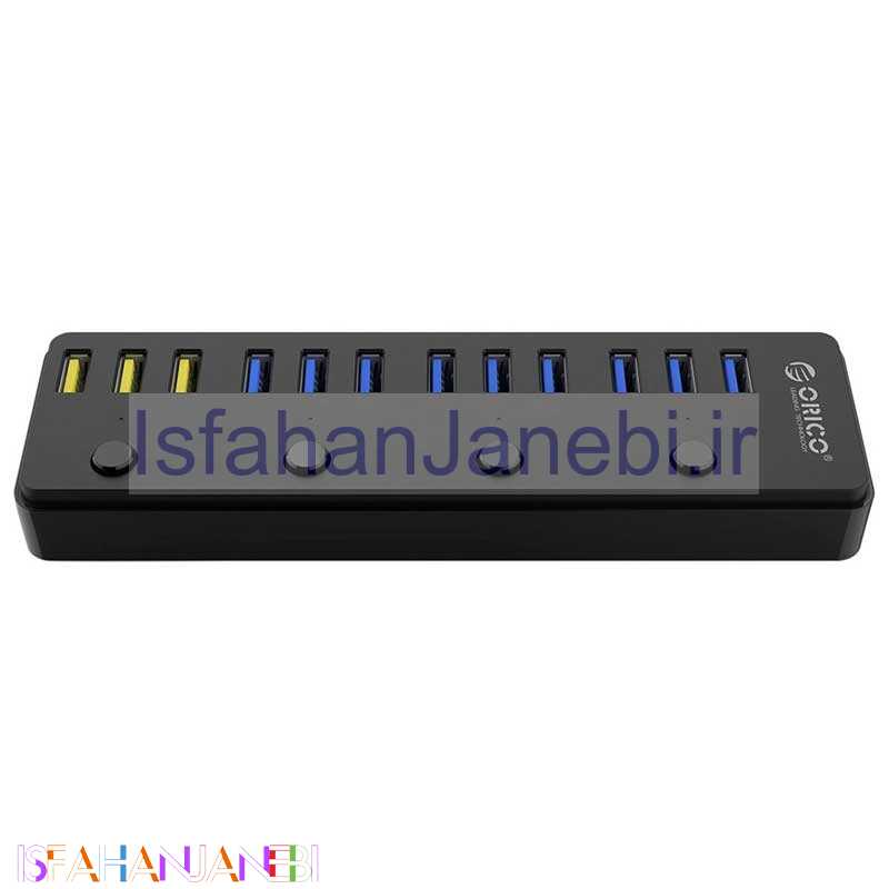 اصفهان جانبی-هاب 12 پورت USB3.0 اوریکو P12-U3