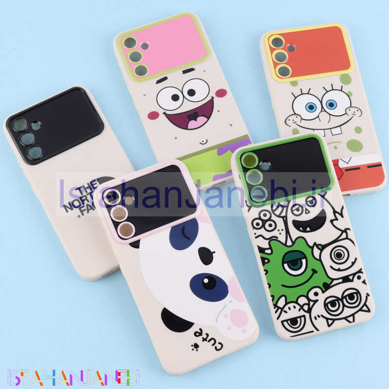 اصفهان جانبی-قاب TPU طرح دار رنگی محافظ لنزدار Samsung Galaxy A34