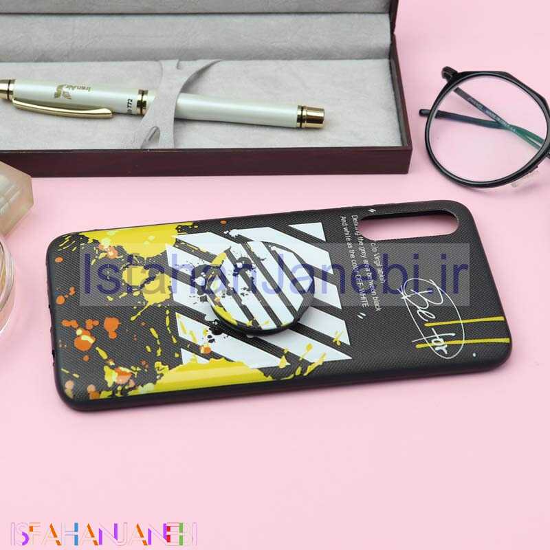 اصفهان جانبی-قاب فانتزی برجسته + پاپ سوکت کد18 سامسونگ A70 / A70s