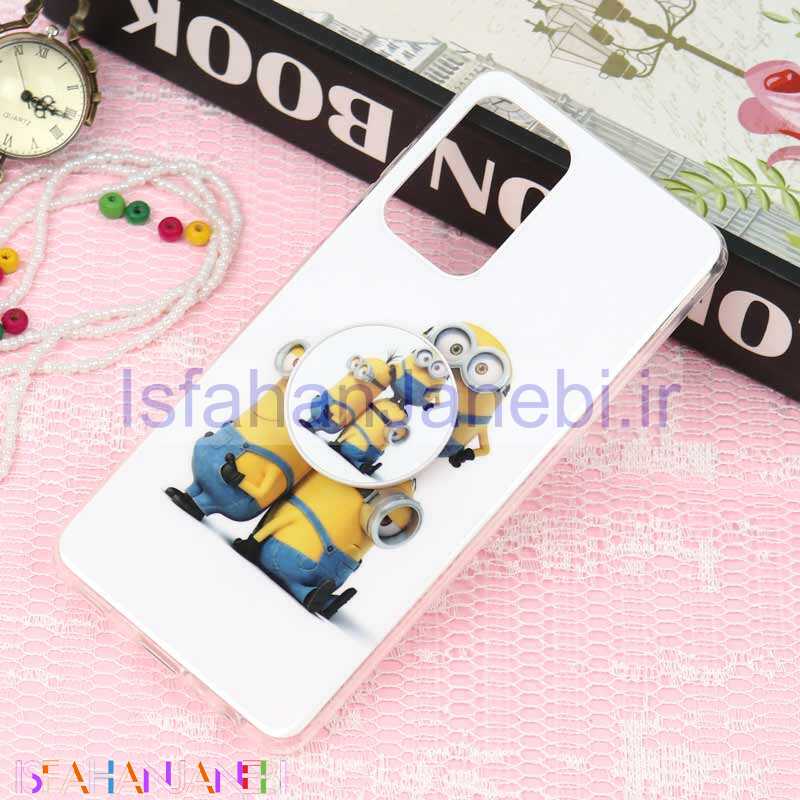 اصفهان جانبی-قاب سوپر IMD دور شفاف پاپ سوکت دار Samsung A52 مینیون