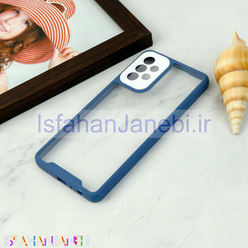 اصفهان جانبی-قاب ضد ضربه پشت شفاف Qsels محافظ لنزدار Samsung Galaxy A72