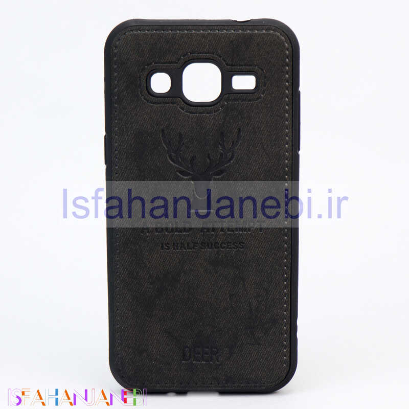 اصفهان جانبی-قاب چرمی طرح گوزن Samsung J2 مشکی