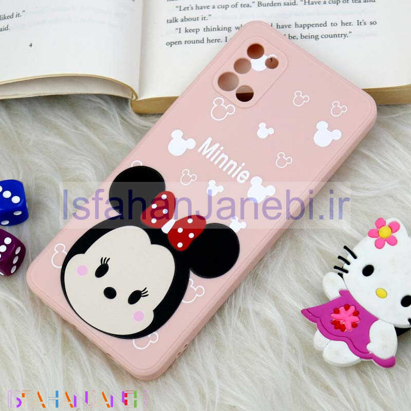 اصفهان جانبی-قاب سیلیکونی عروسکی محافظ لنزدار طرح مینی موس Samsung Galaxy A31