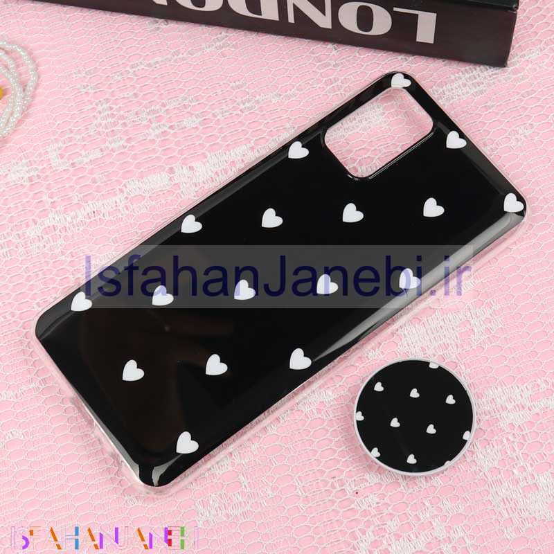 اصفهان جانبی-قاب سوپر IMD دور شفاف پاپ سوکت دار Samsung A02s قلبی