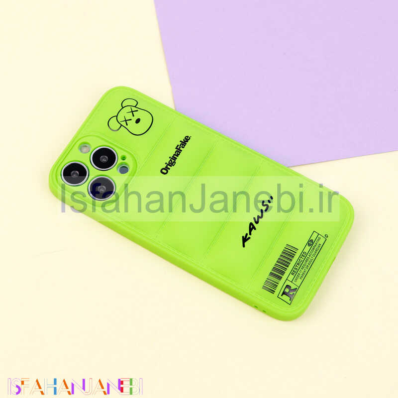 اصفهان جانبی-قاب پافر پشت مات محافظ لنزدار iPhone 13 Pro Max