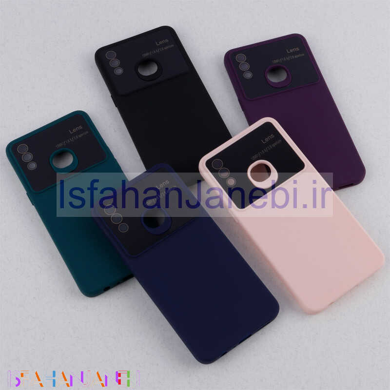 اصفهان جانبی-قاب سیلیکونی Lens Aperture محافظ لنزدار Samsung Galaxy A10s