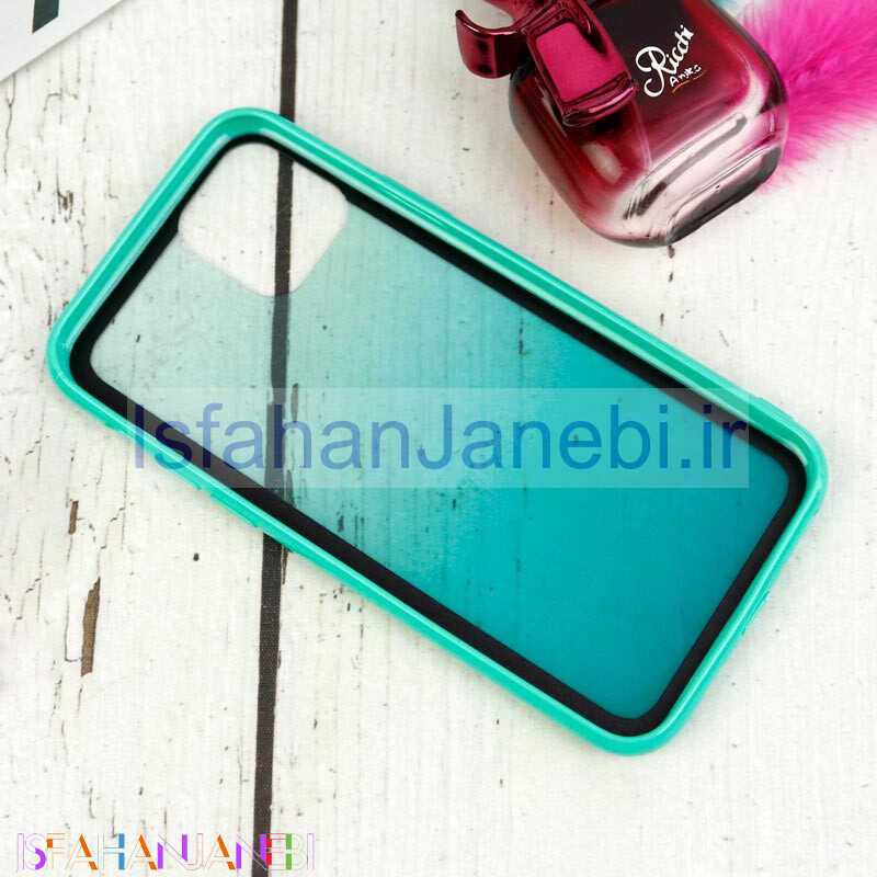 اصفهان جانبی-قاب پشت مات دو رنگ iPhone 11 Pro سبز