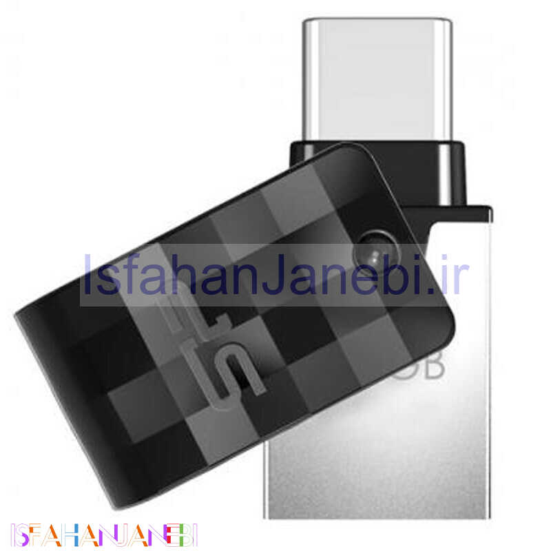 اصفهان جانبی-فلش 128 گیگ سیلیکون پاور Silicon Power C31 OTG Type-C USB3.2