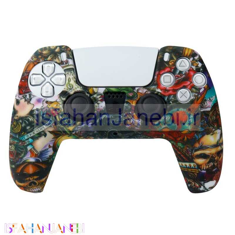 اصفهان جانبی-روکش دسته بازی PS5 طرح جمجمه و دختر