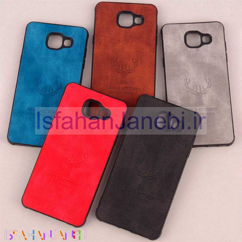 اصفهان جانبی-قاب چرمی محافظ لنزدار طرح گوزن Samsung Galaxy A5 2016