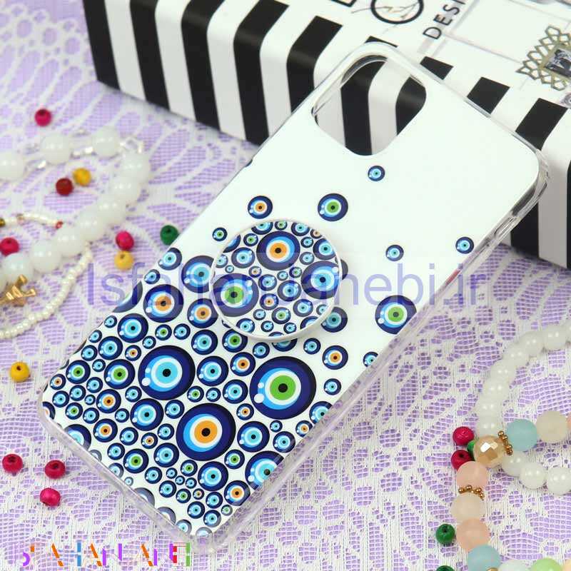 اصفهان جانبی-قاب سوپر IMD دور شفاف پاپ سوکت دار iPhone 11 Pro Max چشم نظر