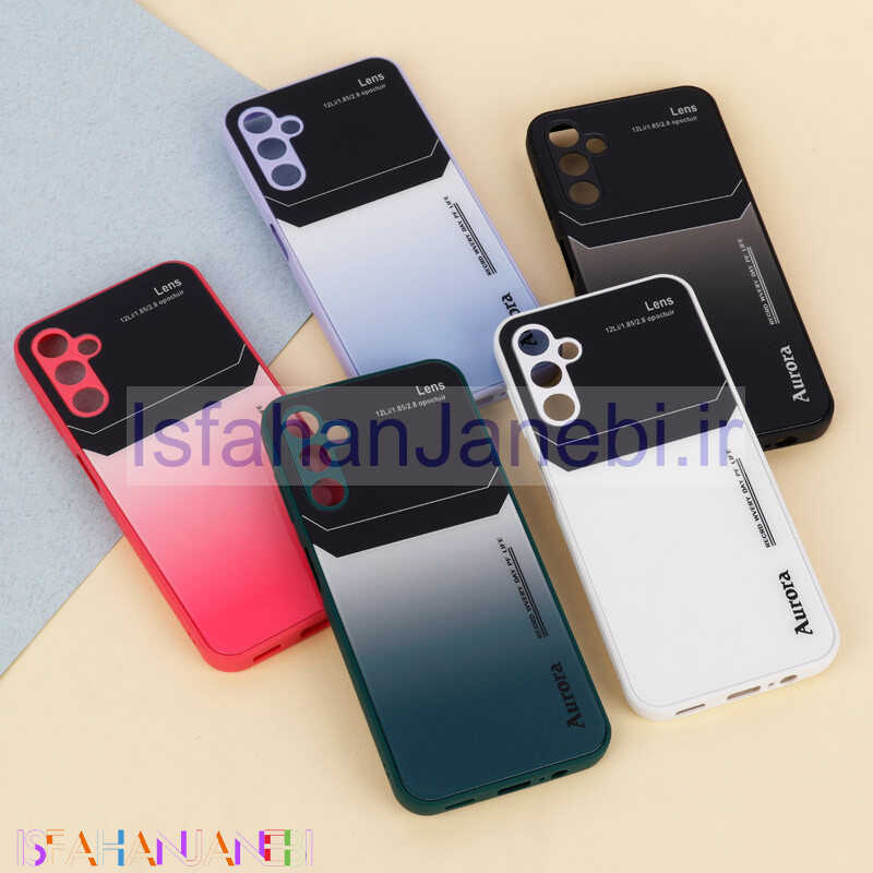 اصفهان جانبی-قاب PVD Lens Opoctuir رنگی محافظ لنزدار Samsung Galaxy A14 4G / A14 5G