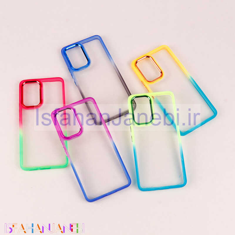 اصفهان جانبی-قاب PC شفاف متال ایرون دو رنگ Samsung Galaxy A53 5G