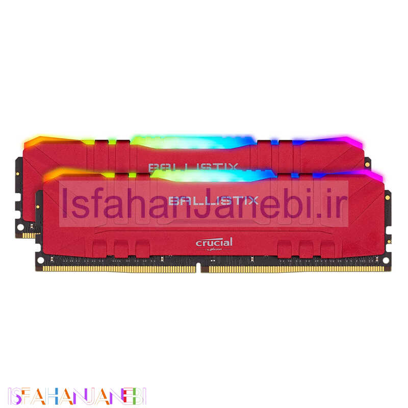 اصفهان جانبی-رم کامپیوتر Crucial BALLISTIX RGB DDR4 32GB 3000MHz CL15 Dual