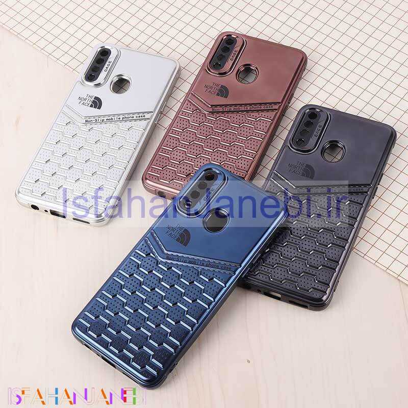 اصفهان جانبی-قاب ژله ای The North Face سامسونگ Galaxy A20s براق محافظ لنزدار