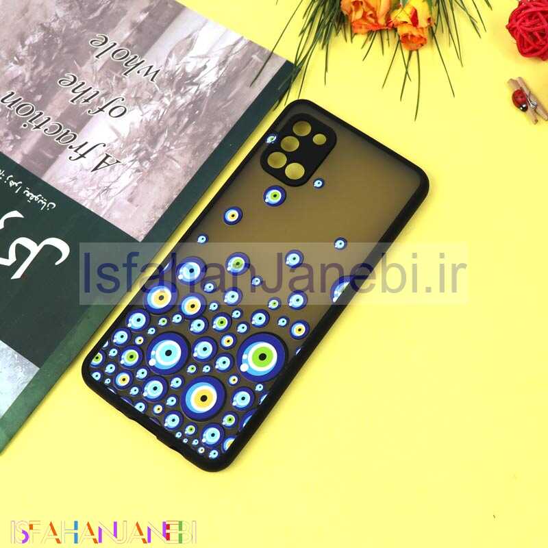 اصفهان جانبی-قاب PC مات محافظ لنزدار طرحدار چشم و نظر Samsung A31