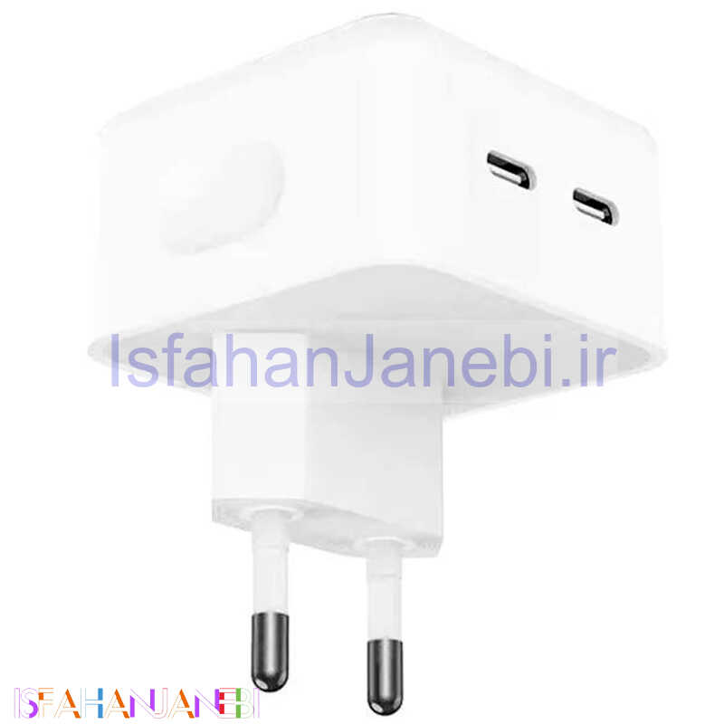 اصفهان جانبی-کلگی فست شارژ iPhone MHJE3ZM/A 3A PD 2port 35W Type-C