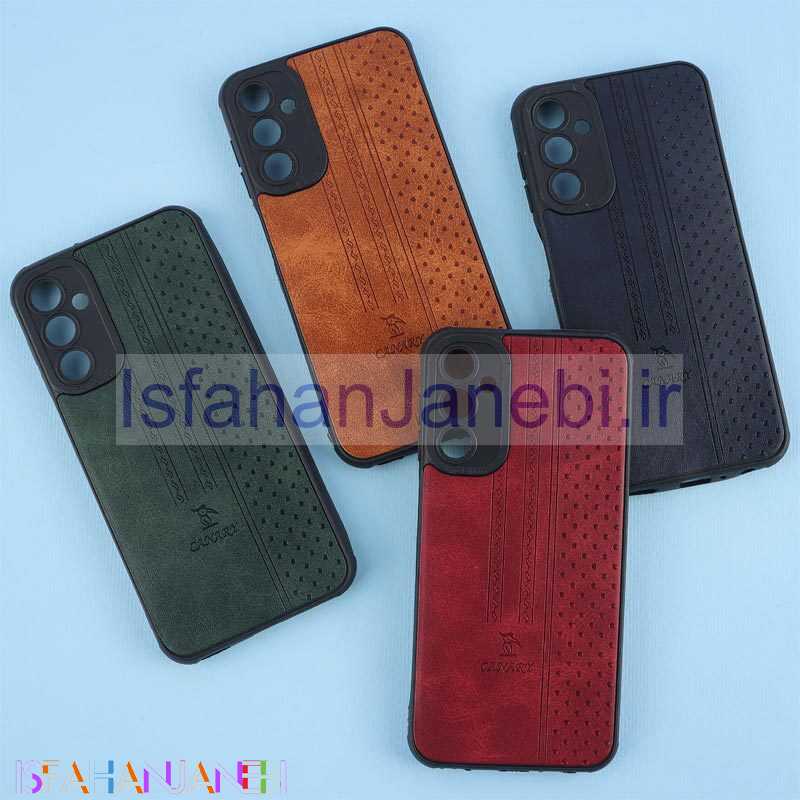 اصفهان جانبی-قاب چرمی Canary سامسونگ Galaxy A24 4G محافظ لنزدار