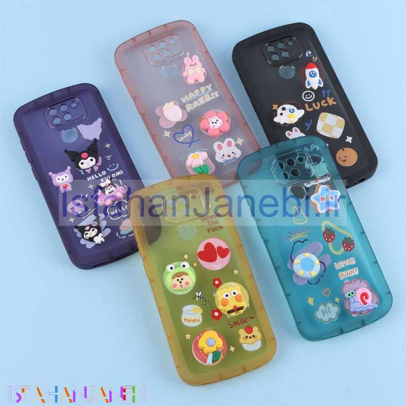 اصفهان جانبی-قاب Fashion Case شیائومی Redmi Note 9 / Redmi 10x 4G عروسک برجسته محافظ لنزدار