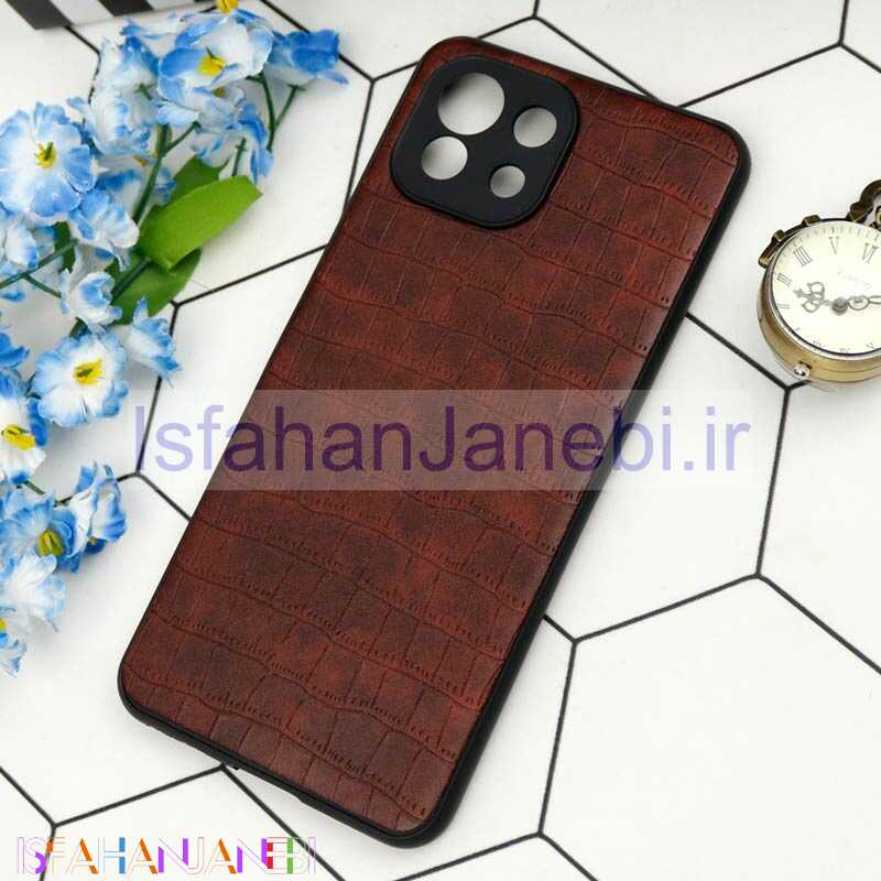اصفهان جانبی-قاب چرمی کروکودیل Xiaomi Mi 11 Lite