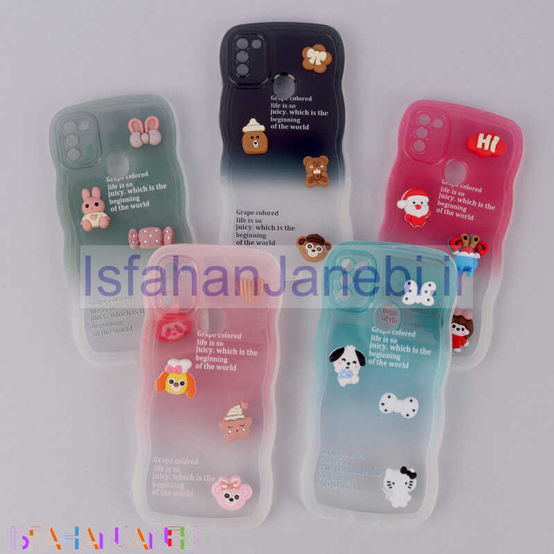 اصفهان جانبی-قاب عروسکی برجسته دو رنگ محافظ لنزدار Samsung Galaxy A11 / M11