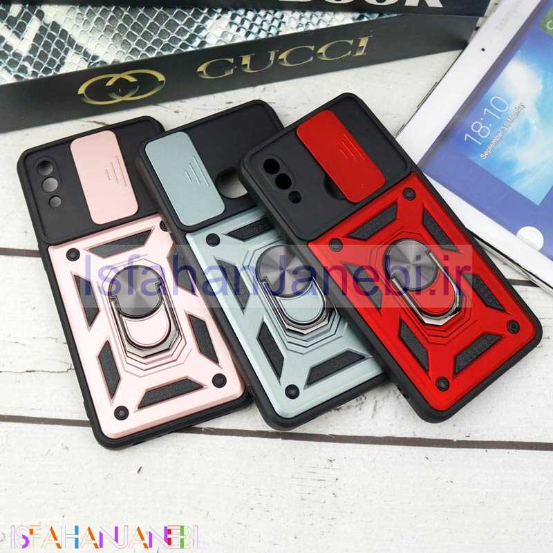 اصفهان جانبی-قاب ضد ضربه محافظ لنزدار کشویی هولدر دار بتمن Samsung A10s