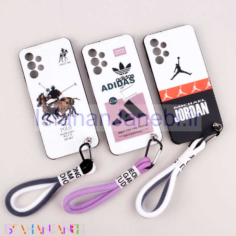 اصفهان جانبی-قاب طرحدار محافظ لنزدار + بند آویز لنیارد Samsung Galaxy A23