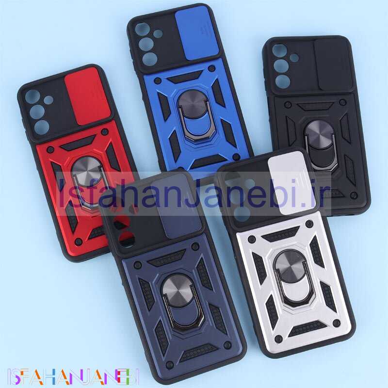 اصفهان جانبی-قاب ضد ضربه بتمنی محافظ لنزدار هولدردار سامسونگ Galaxy A15