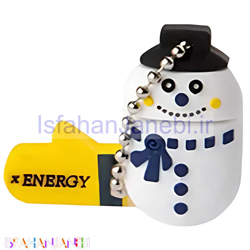 اصفهان جانبی-فلش عروسکی 128 گیگ ایکس انرژی X-Energy Snowman USB3.1