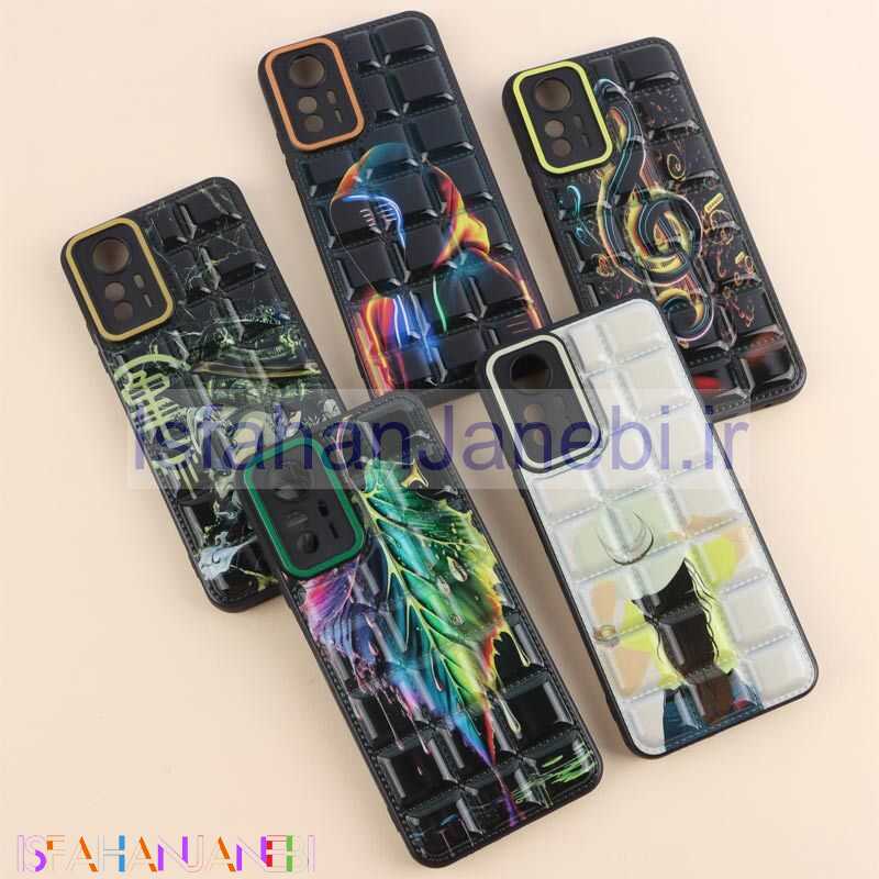 اصفهان جانبی-قاب پافر مربعی محافظ لنزدار شیائومی Redmi Note 12S