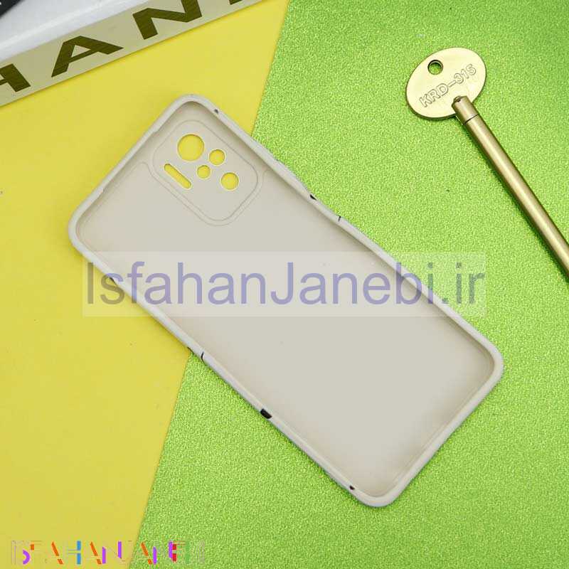 اصفهان جانبی-قاب سیلیکونی محافظ لنزدار طرح قلب Xiaomi Redmi Note 10