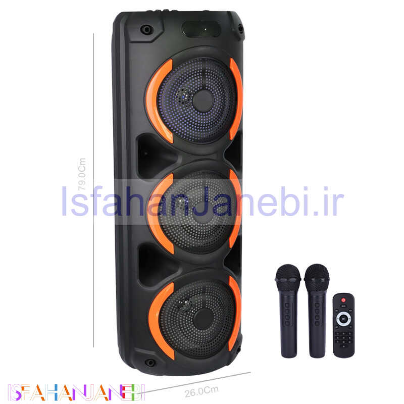 اصفهان جانبی-اسپیکر چمدانی بلوتوثی سینگ ای ZQS-8305 + میکروفون و ریموت کنترل