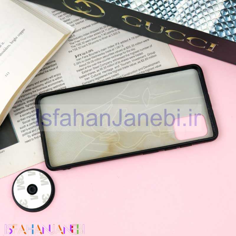 اصفهان جانبی-قاب فانتزی برجسته + پاپ سوکت طرح IT سامسونگ A31 سری F