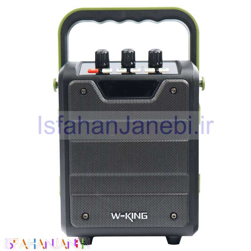 اصفهان جانبی-اسپیکر بلوتوثی رم و فلش خور W-King H2s 15W + ریموت