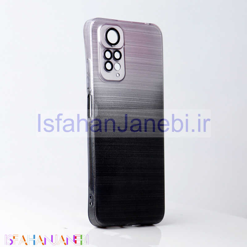 اصفهان جانبی-قاب PC براق محافظ لنزدار دو رنگ Xiaomi Redmi Note 11 / 11s