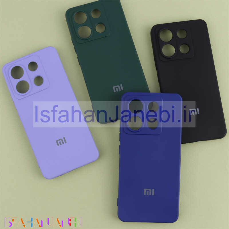 اصفهان جانبی-قاب سیلیکونی Highcopy زیر بسته محافظ لنزدار شیائومی Poco X6