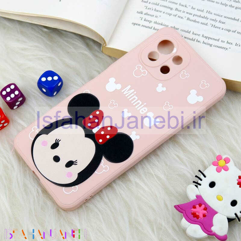 اصفهان جانبی-قاب سیلیکونی عروسکی محافظ لنزدار طرح مینی موس Xiaomi Mi 11 Lite