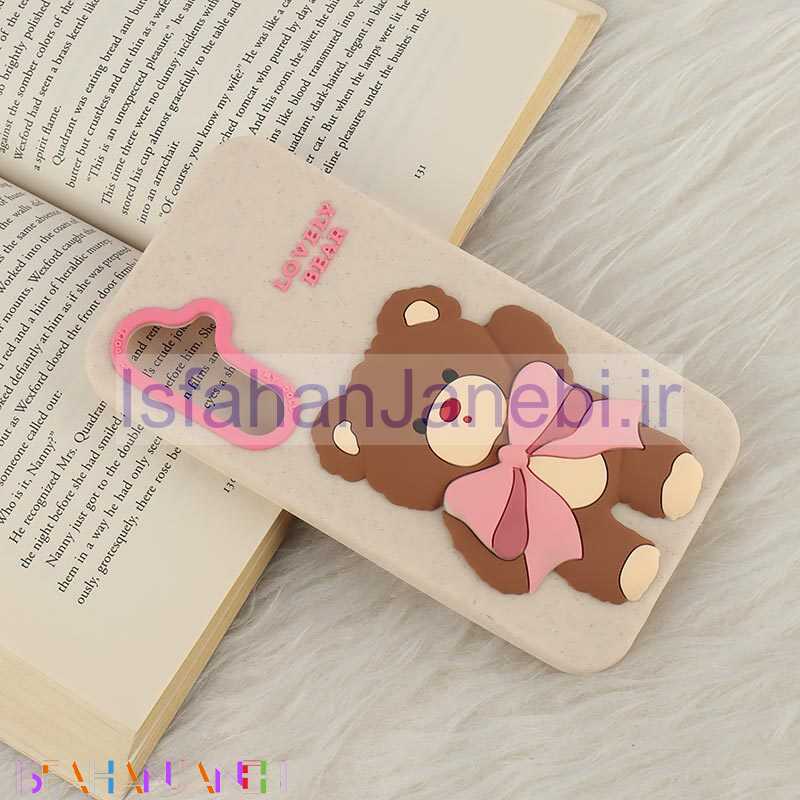 اصفهان جانبی-قاب سیلیکونی سامسونگ Galaxy A55 برجسته طرح Lovely Bear