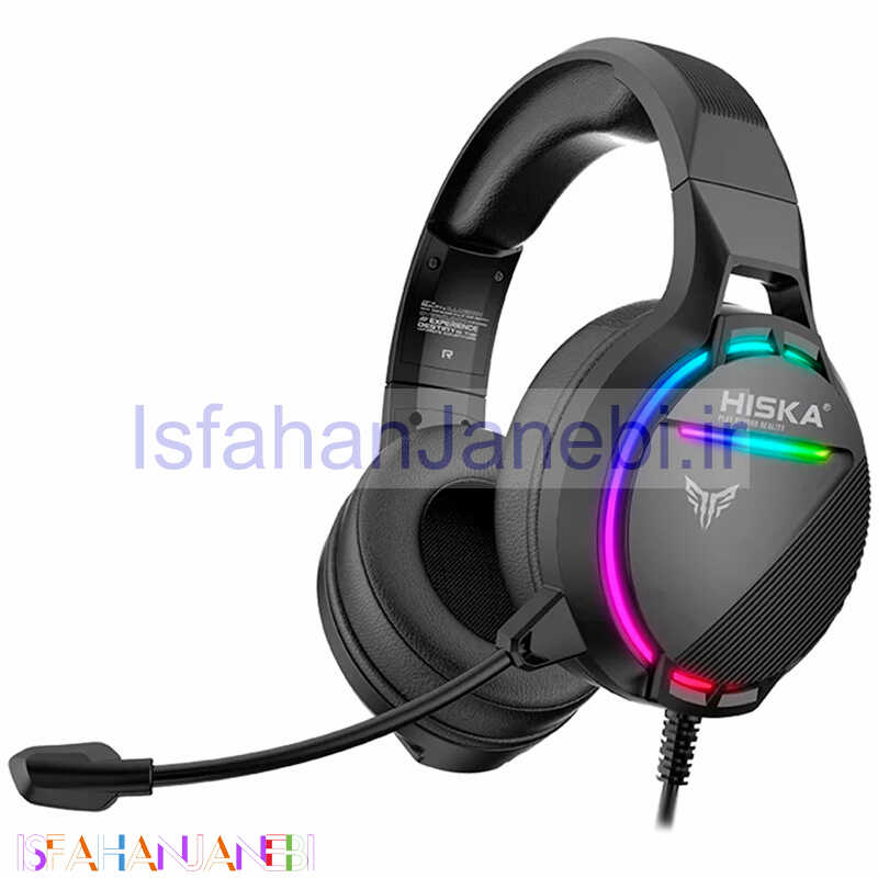 اصفهان جانبی-هدست گیمینگ سیم دار Hiska GHR-02