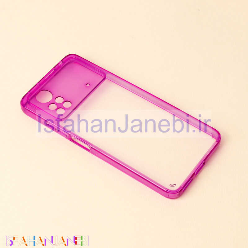 اصفهان جانبی-قاب اکریلیک دور رنگی محافظ لنزدار Xiaomi Poco X4 Pro 5G
