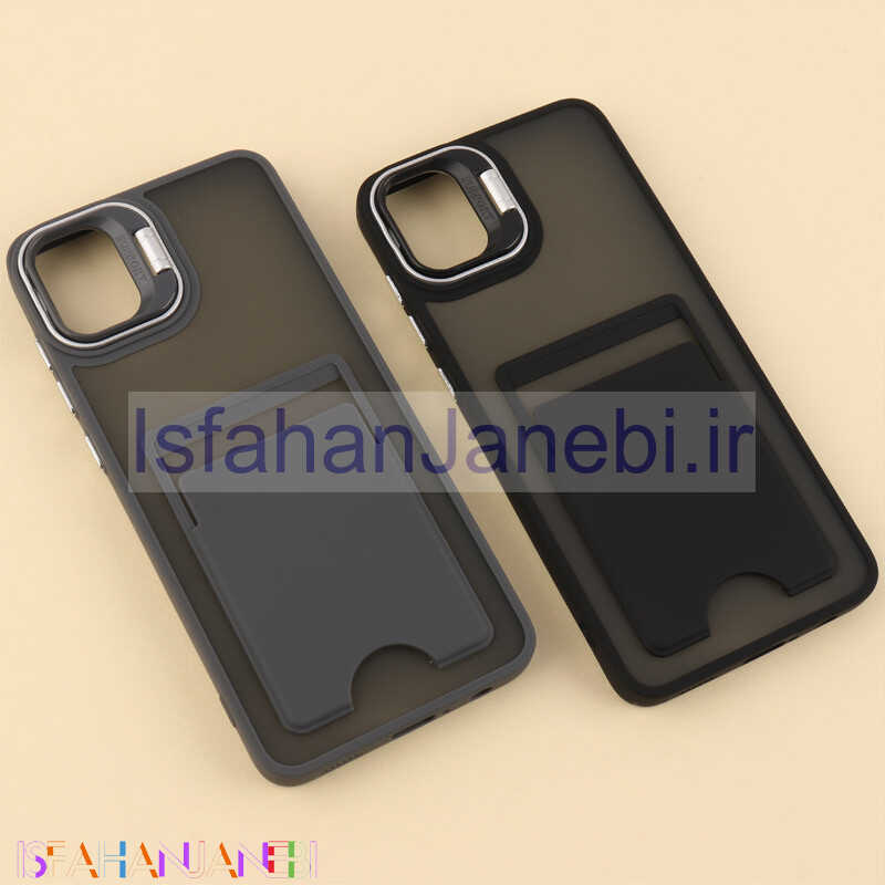 اصفهان جانبی-قاب جاکارتی دار Support سامسونگ Galaxy A05 پشت مات استندشو