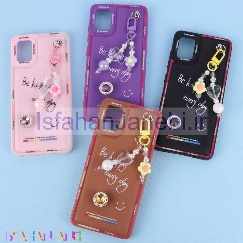 اصفهان جانبی-قاب ژله ای Colourful سامسونگ Galaxy A51 4G آویزدار