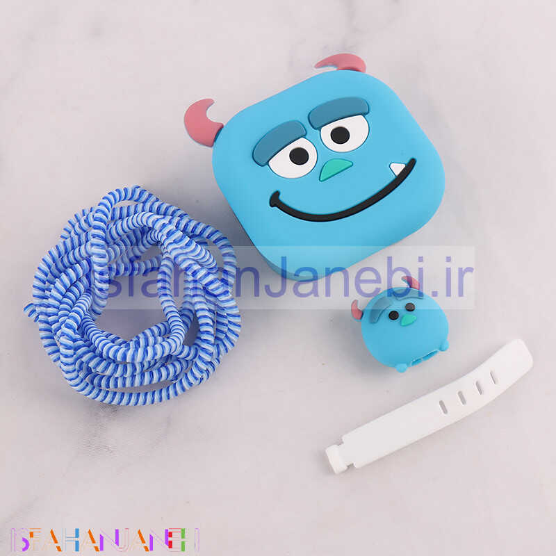 اصفهان جانبی-ست محافظ کابل و کلگی شارژر سیلیکونی آیفون طرح سالیوان