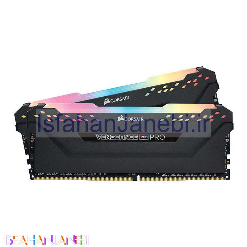 اصفهان جانبی-رم کامپیوتر کورسیر Corsair Vengeance RGB Pro 16GB DDR4 3600MHz CL18 Dual