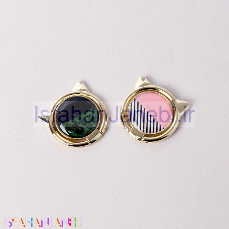 اصفهان جانبی-هولدر انگشتی + پاپ سوکت طرح گربه